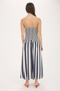 Vertical Vogue Midi Dress