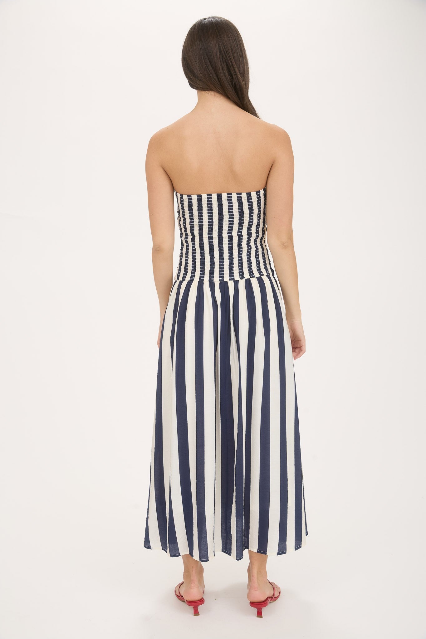 Vertical Vogue Midi Dress