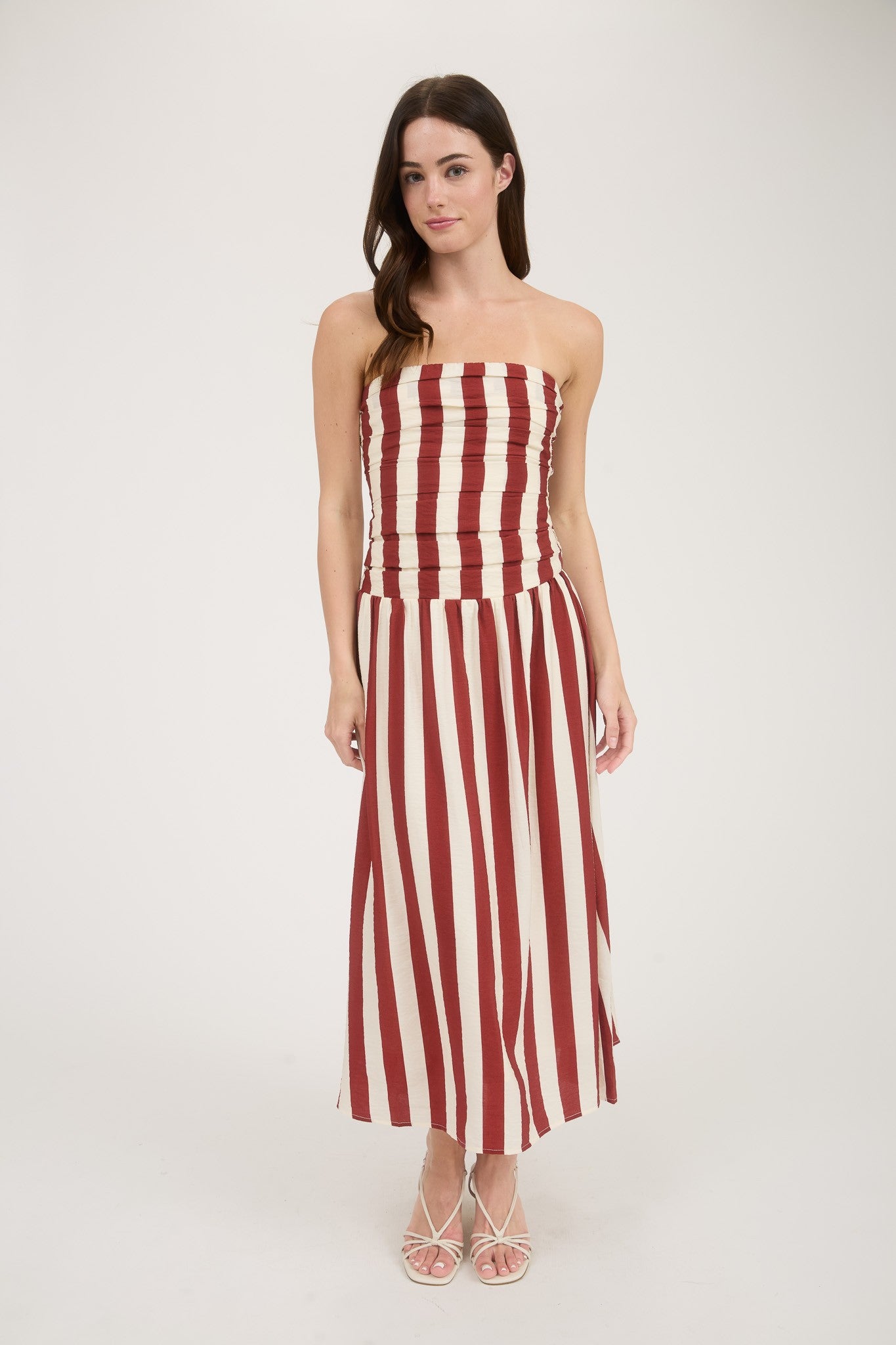 Vertical Vogue Midi Dress