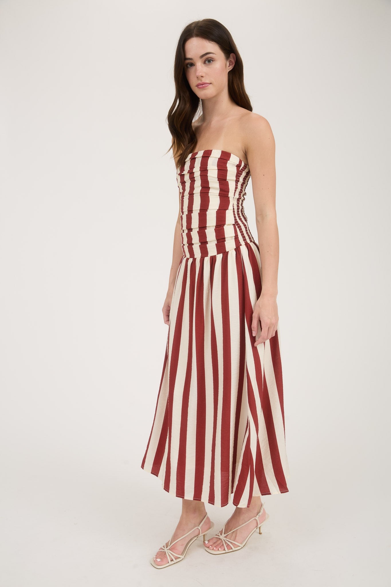 Vertical Vogue Midi Dress
