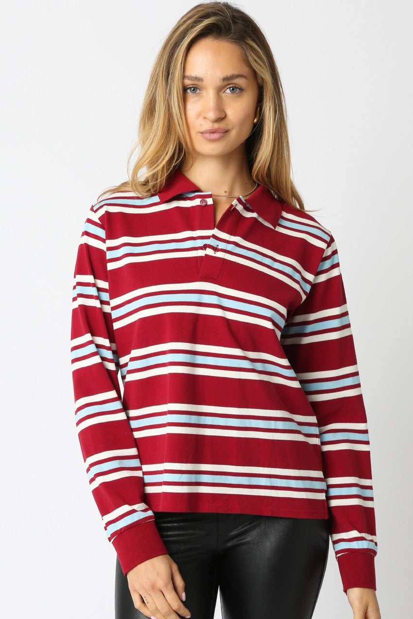 Jully Stripe Polo