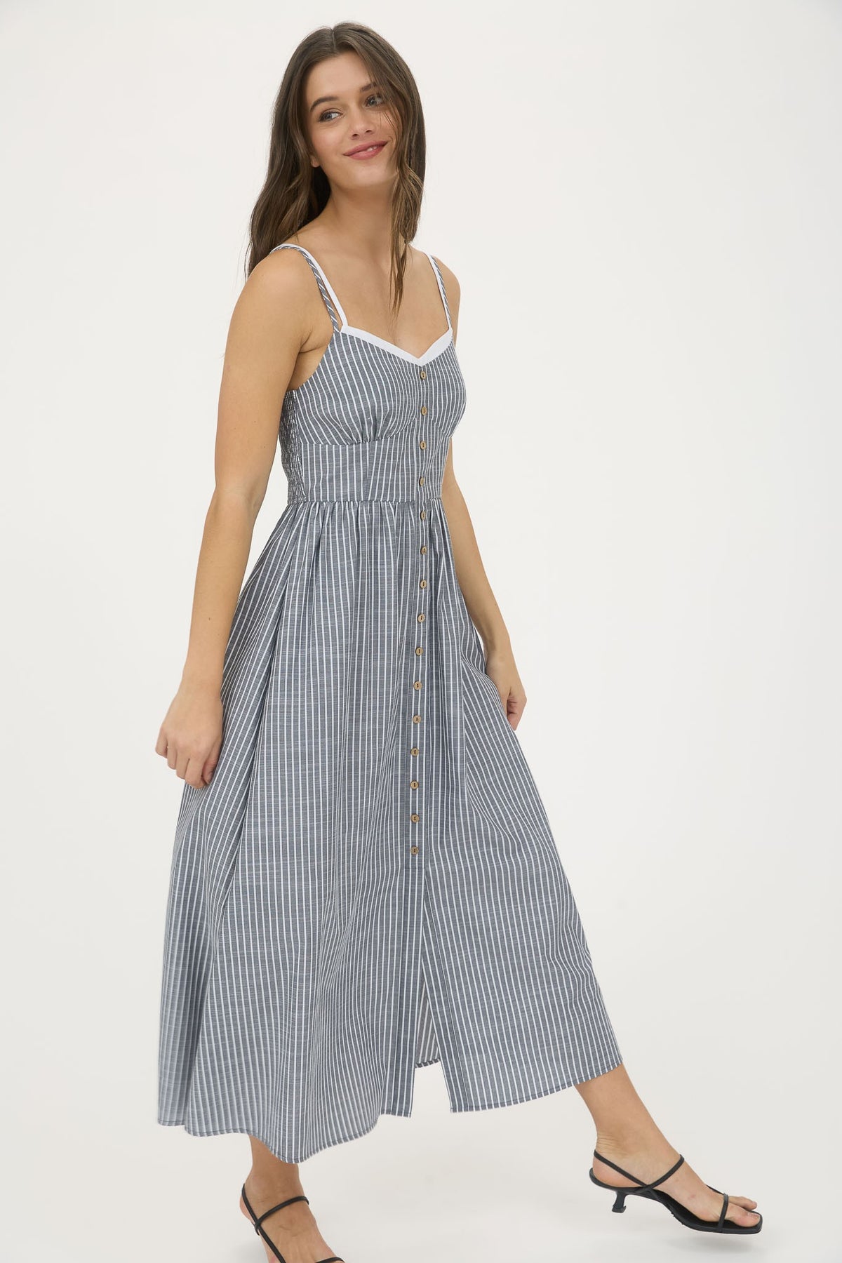 The Riviera Strap Midi Dress