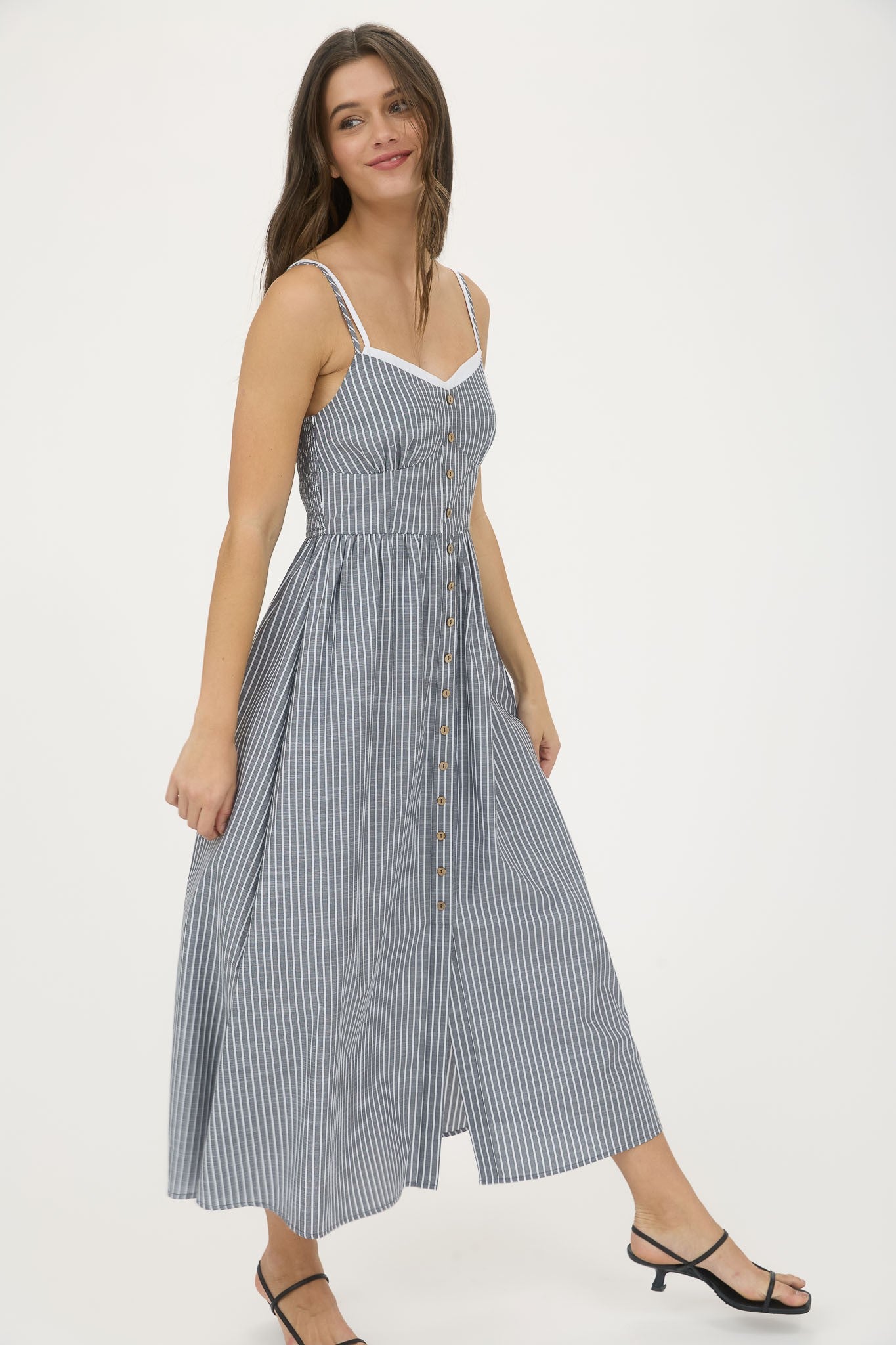 The Riviera Strap Midi Dress