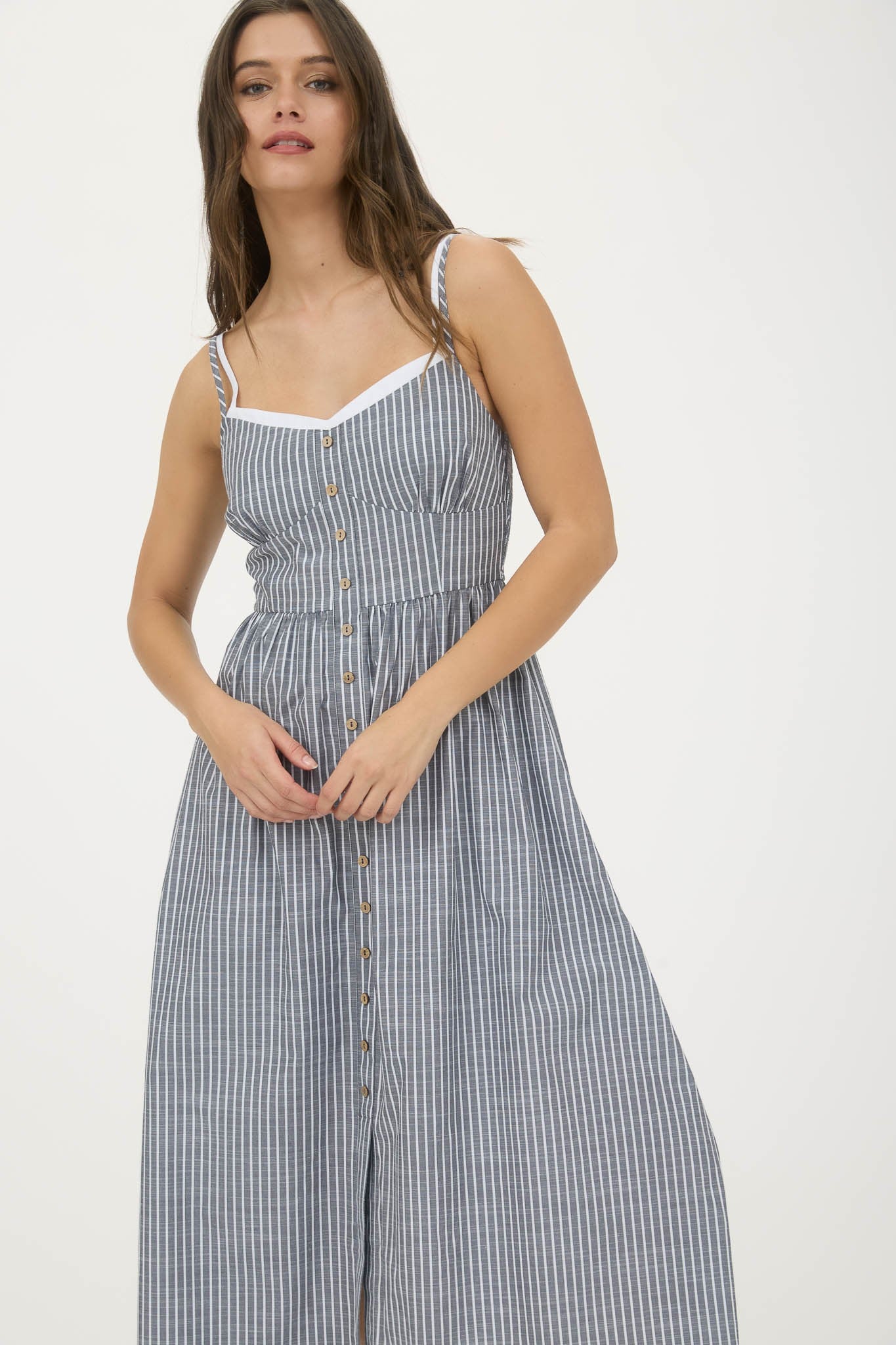 The Riviera Strap Midi Dress