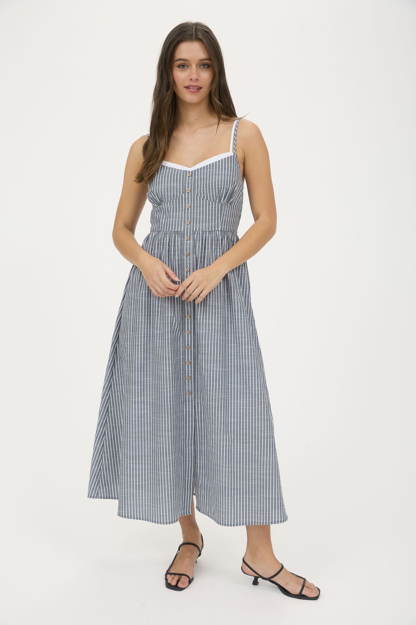 The Riviera Strap Midi Dress