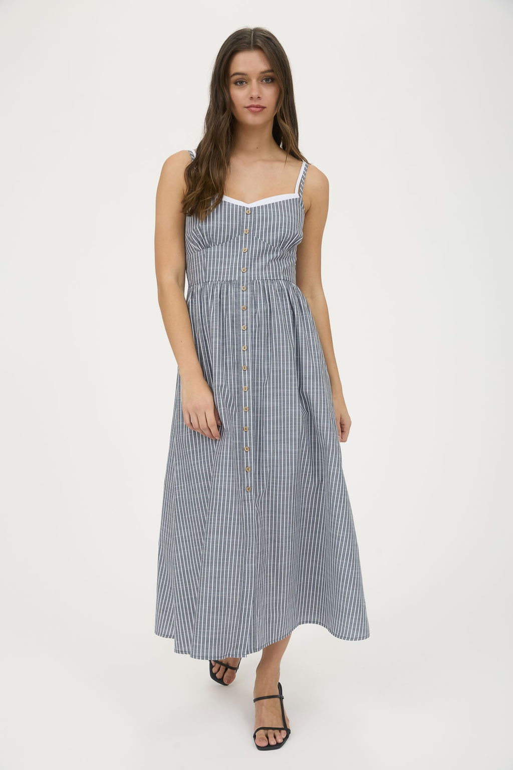 The Riviera Strap Midi Dress
