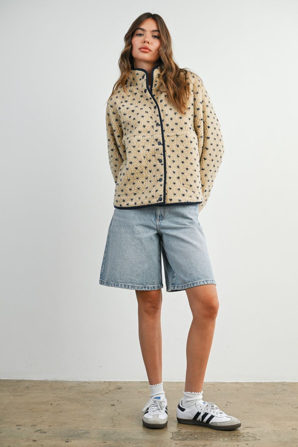 The Acorn Dot Sherpa Fleece