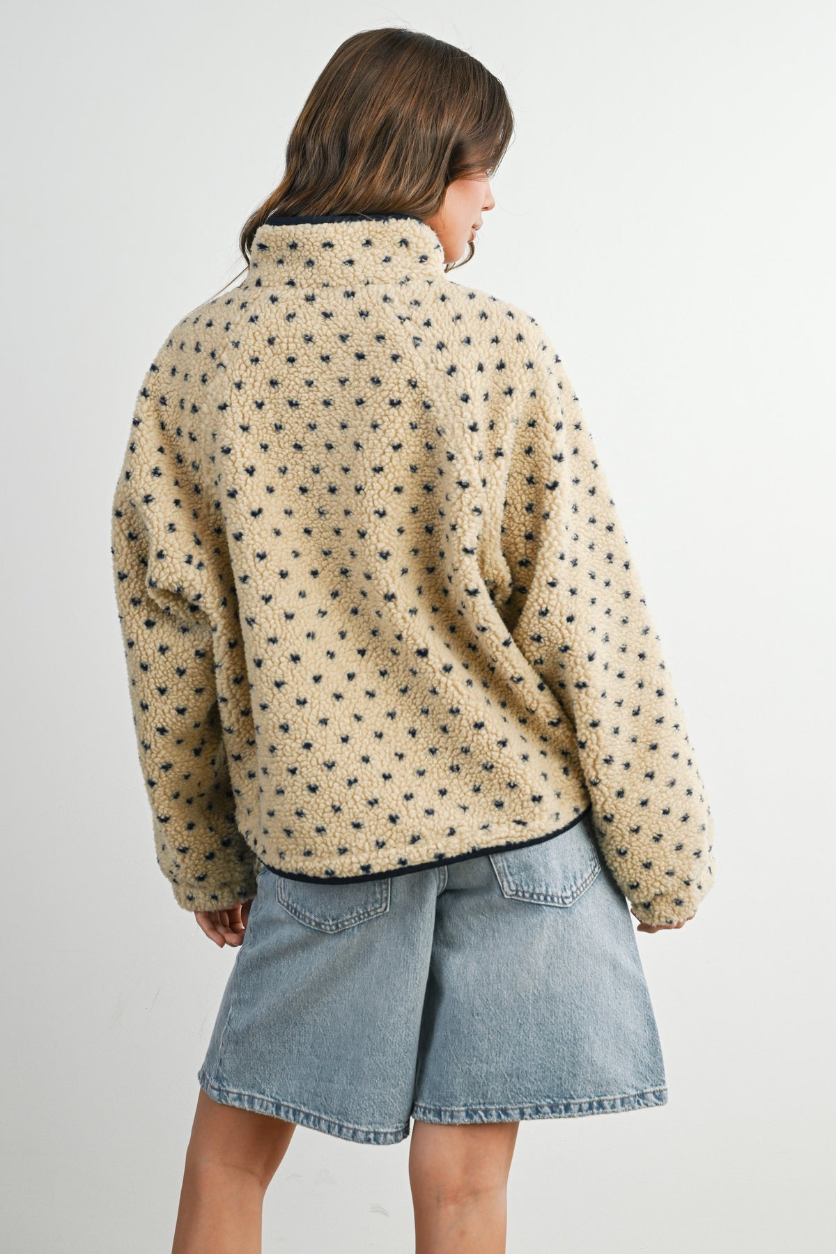 The Acorn Dot Sherpa Fleece