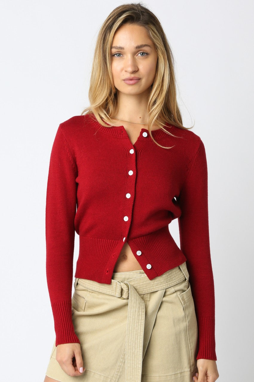 Mekalia Button Knit Top