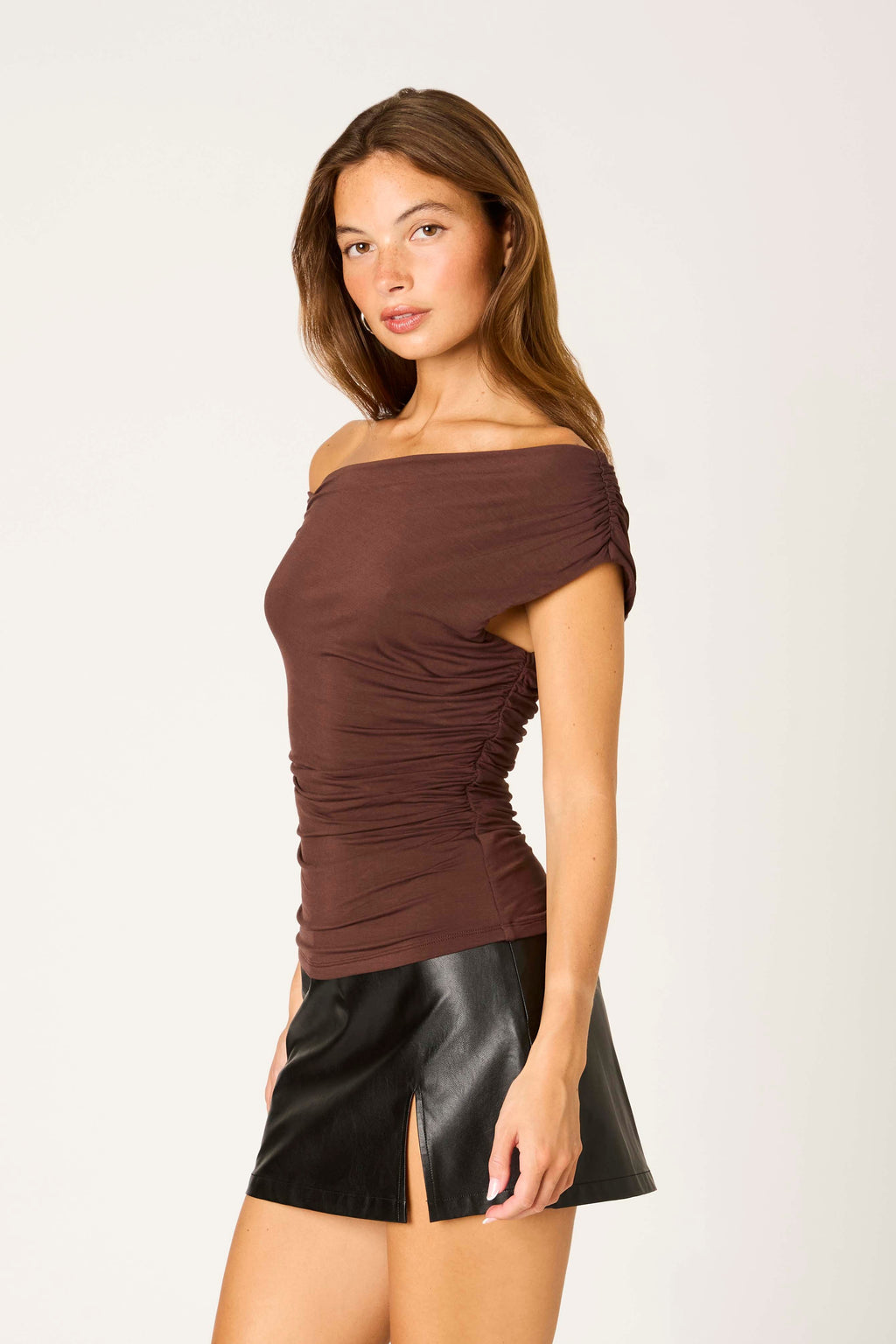 Fireside Drape Asymmetrical Top