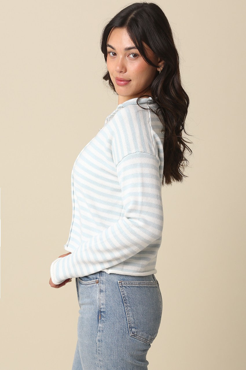 Elina Stripe Knit Top