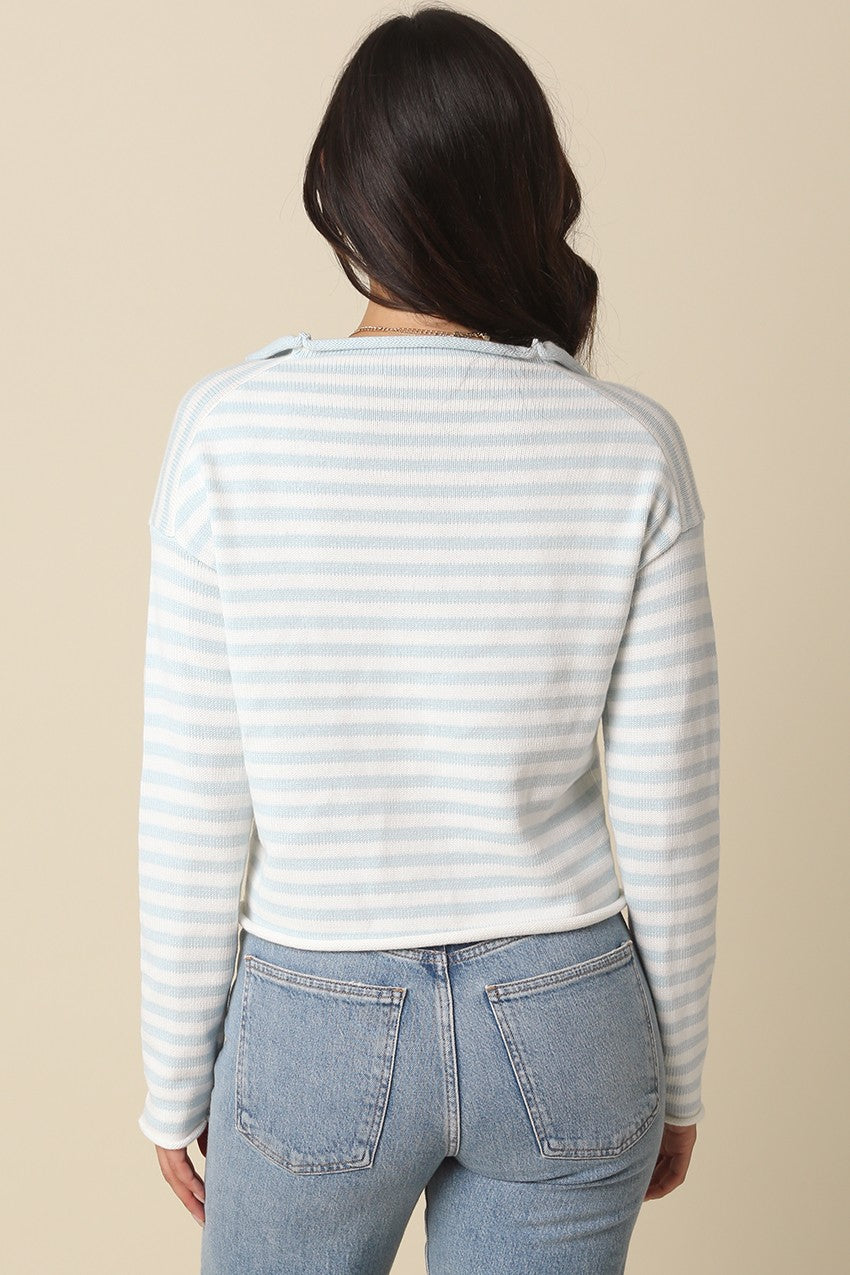 Elina Stripe Knit Top