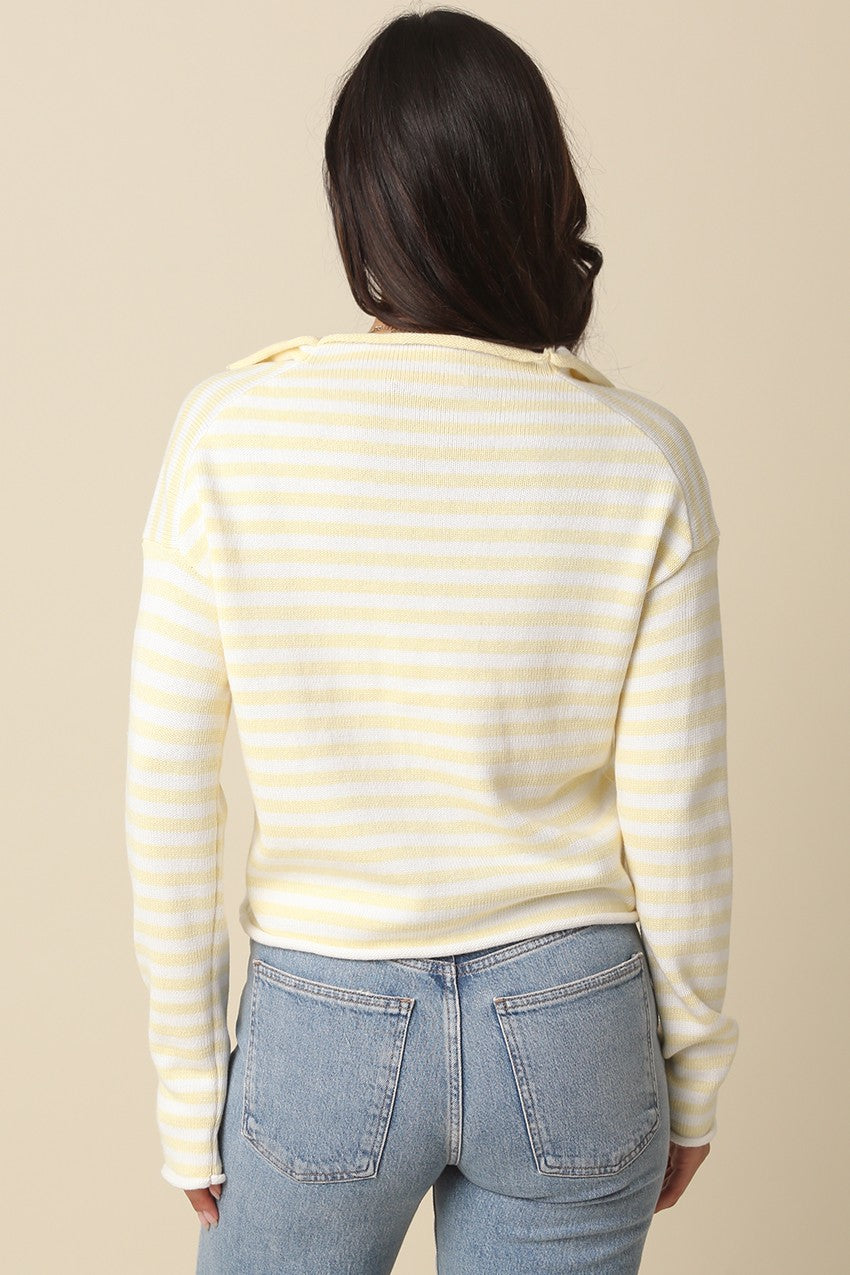Elina Stripe Knit Top