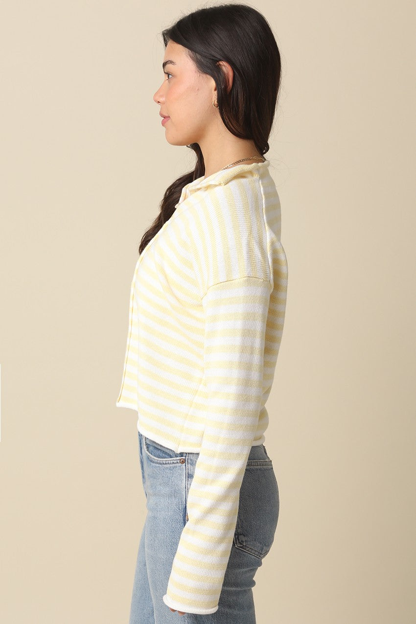Elina Stripe Knit Top