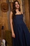 Hooked on Denim Midi Dress