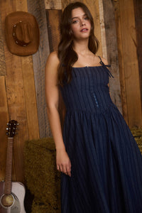 Hooked on Denim Midi Dress