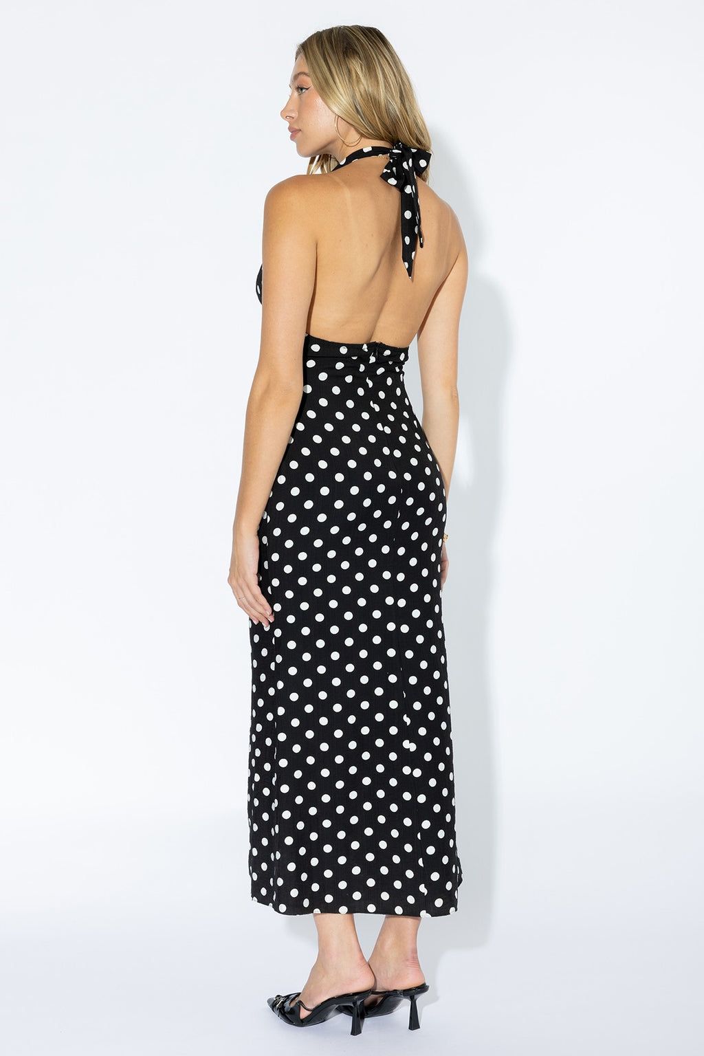 The Flirty Dot Maxi Dress