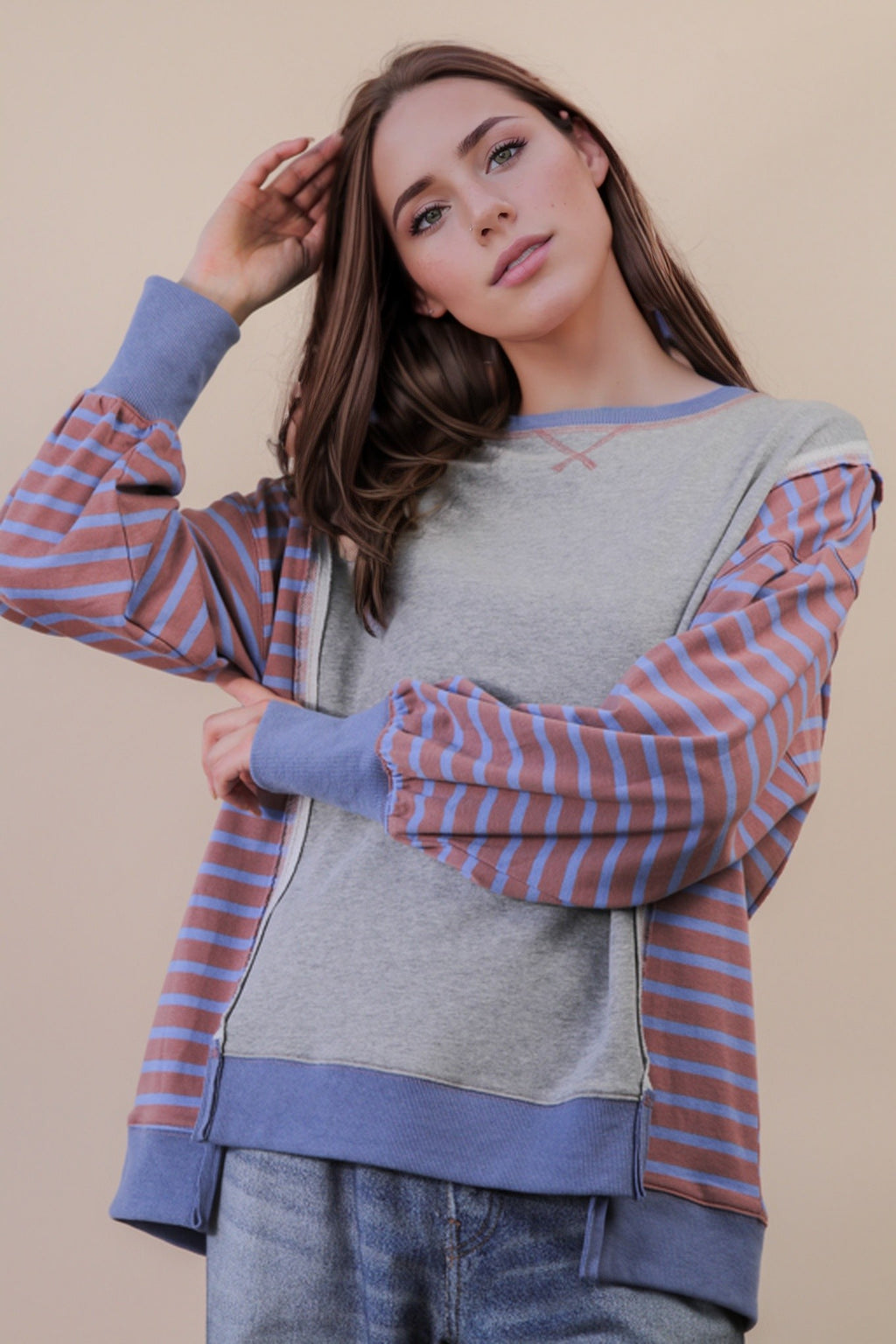 Borrowed Stripes Pullover