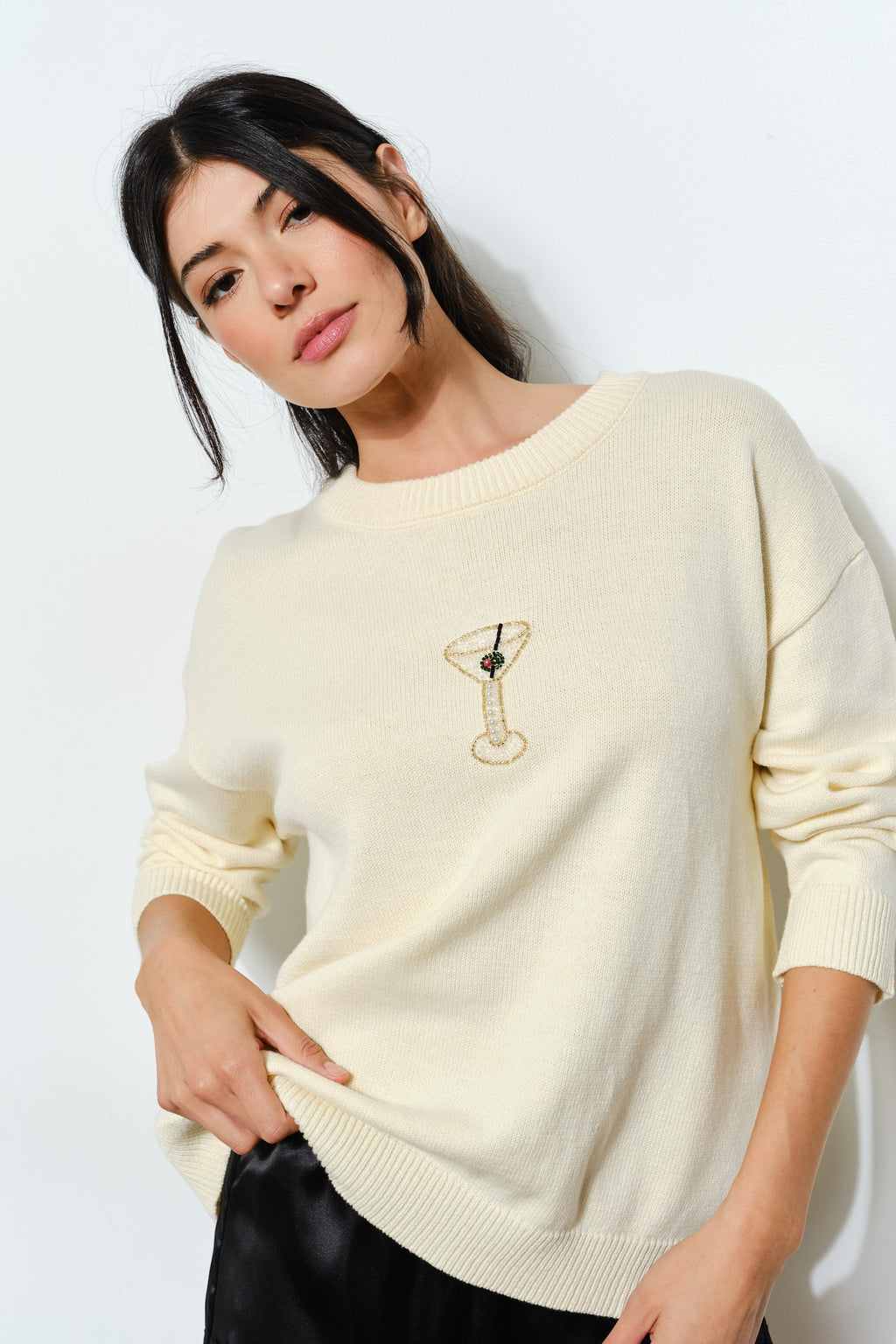 Sora Martini Bead Sweater