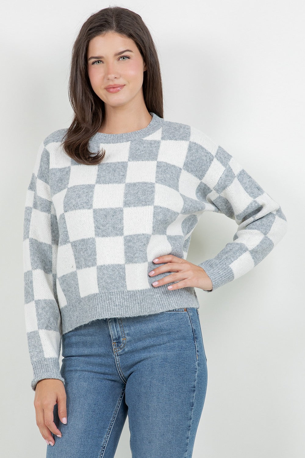 Keep It in Check Sweater