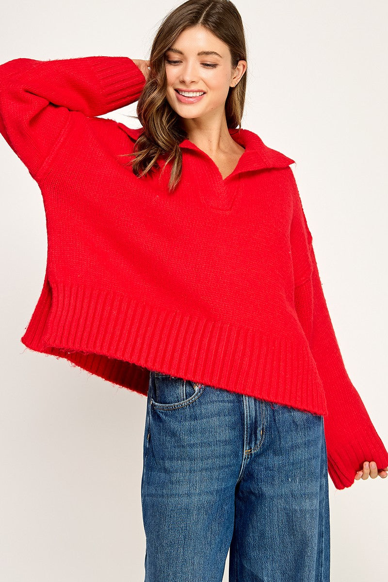 Regal Touch Polo Sweater