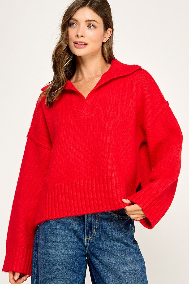 Regal Touch Polo Sweater
