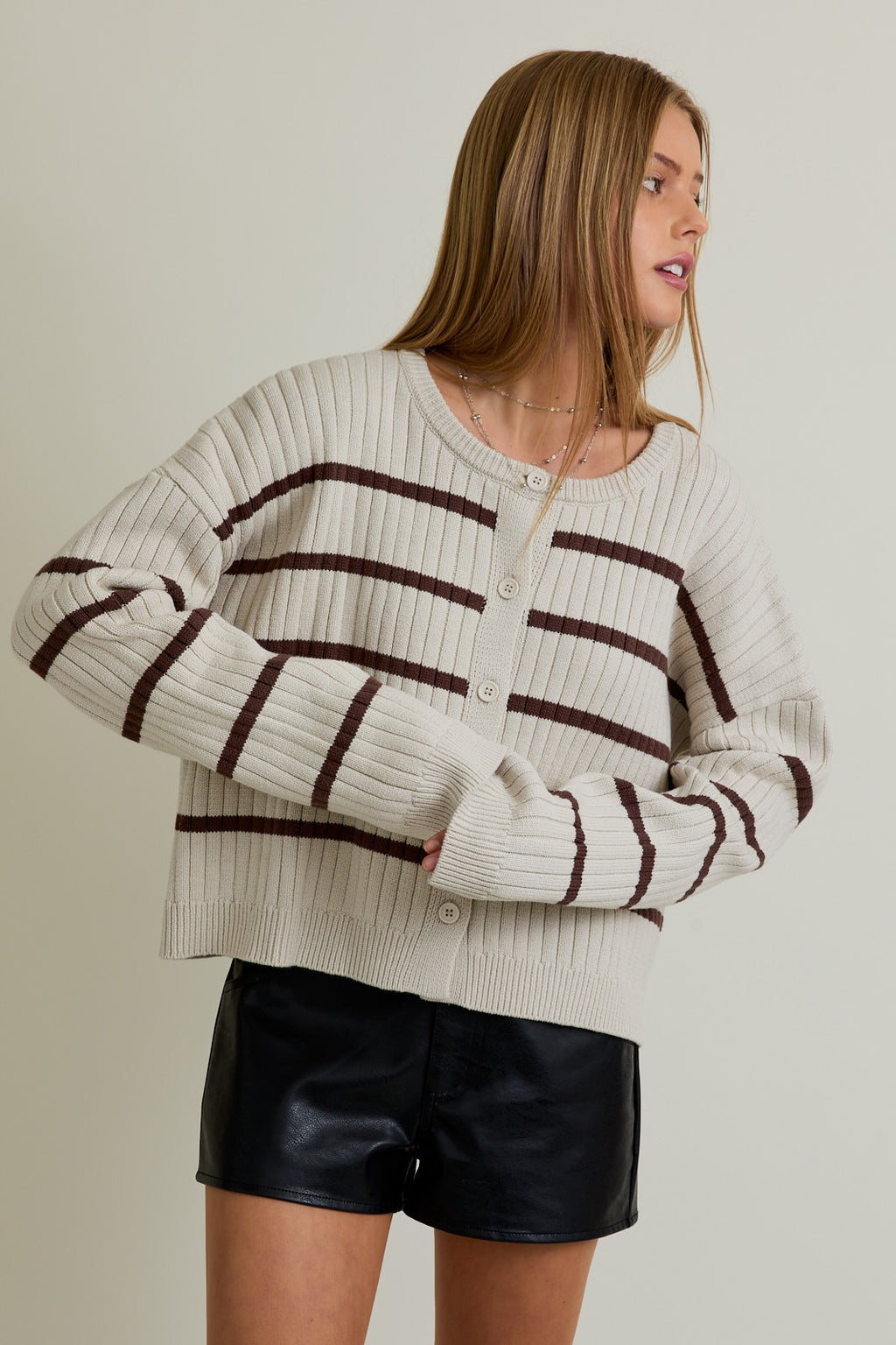 Heritage Stripe Cardigan
