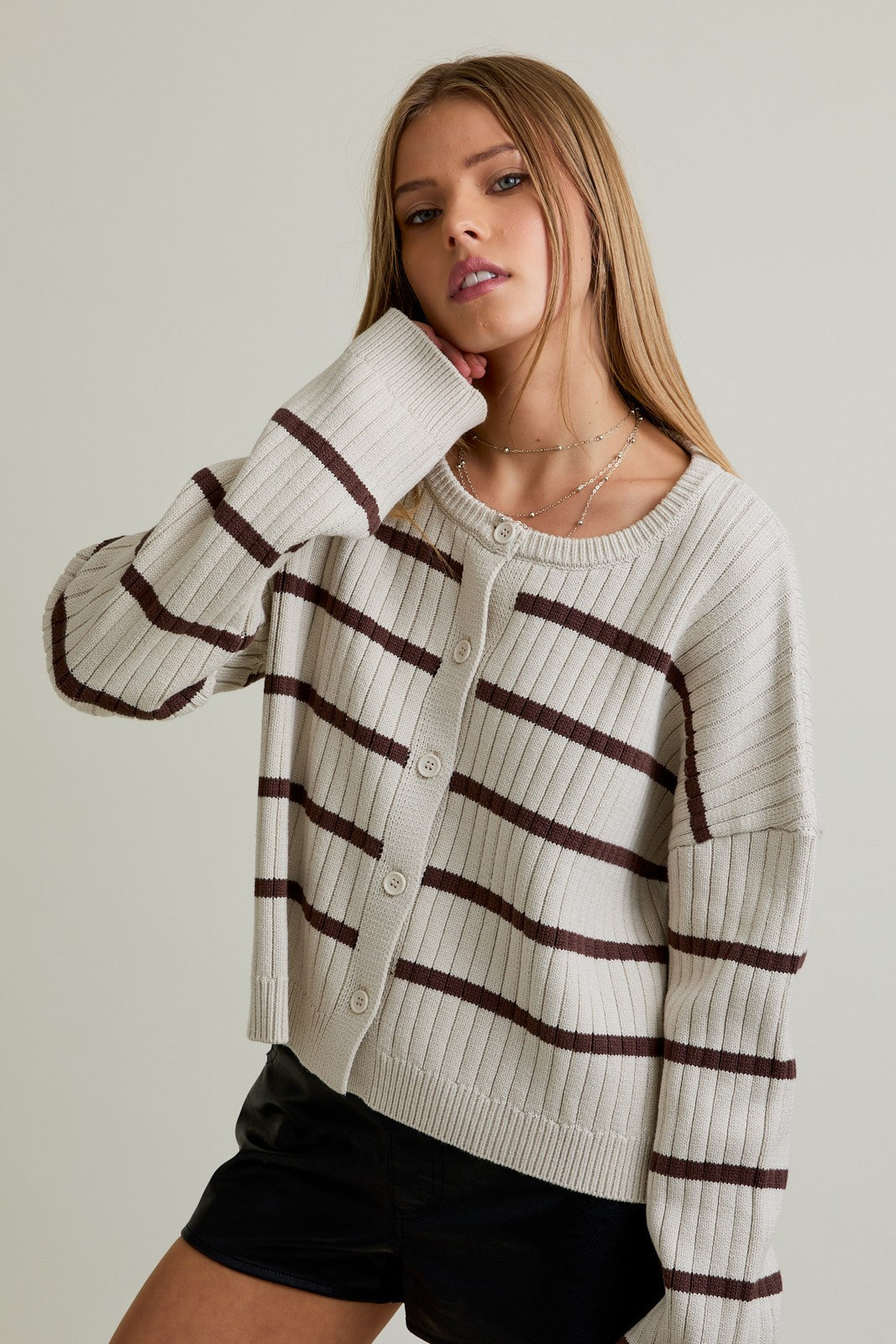 Heritage Stripe Cardigan