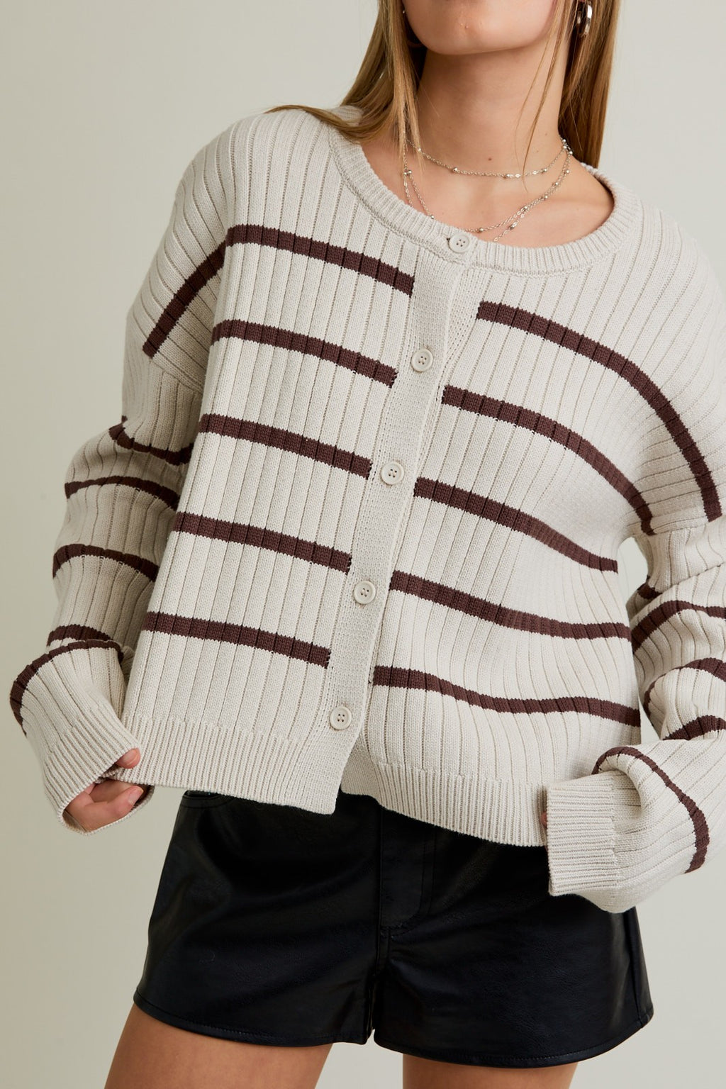Heritage Stripe Cardigan