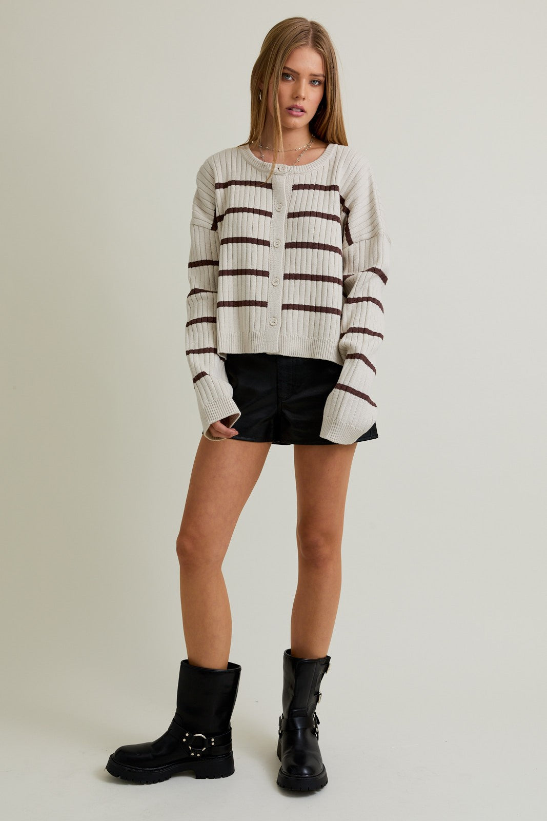 Heritage Stripe Cardigan