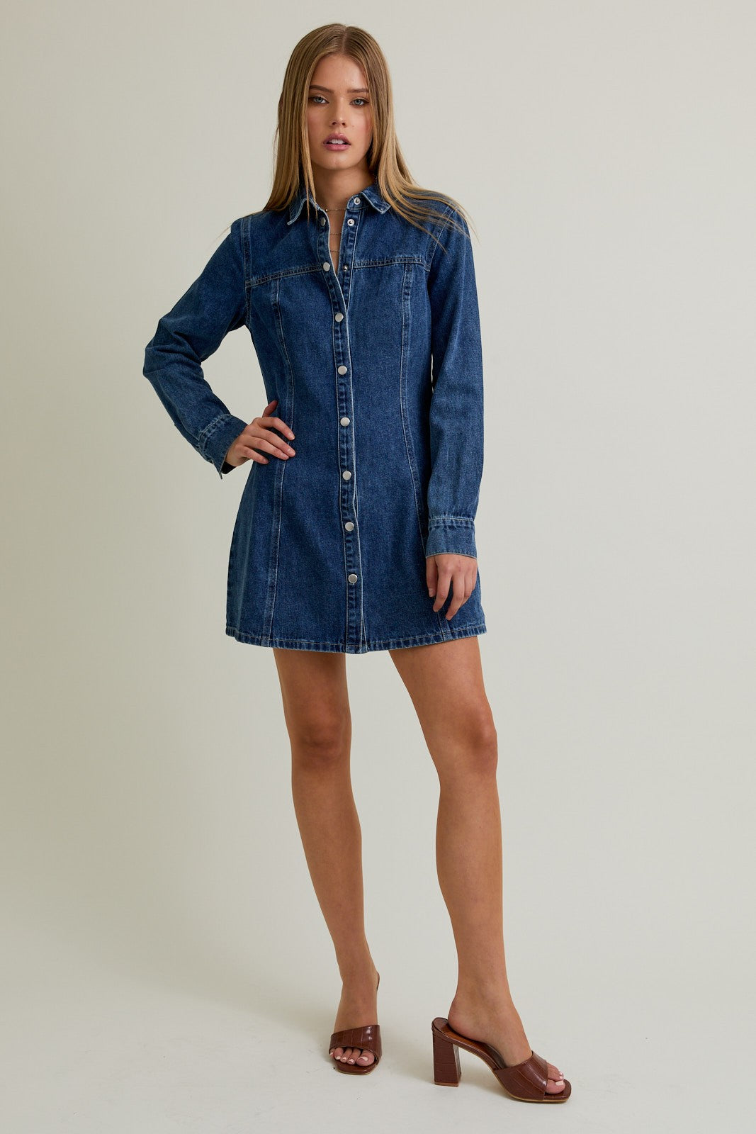 Pop & Play Denim Mini Dress