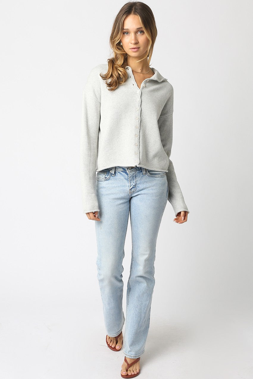 Elisa Button Knit Top