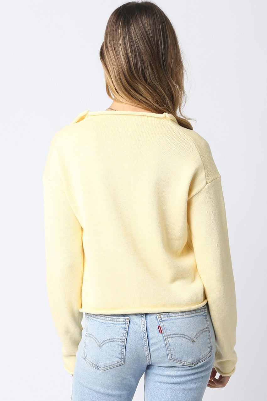 Elisa Button Knit Top