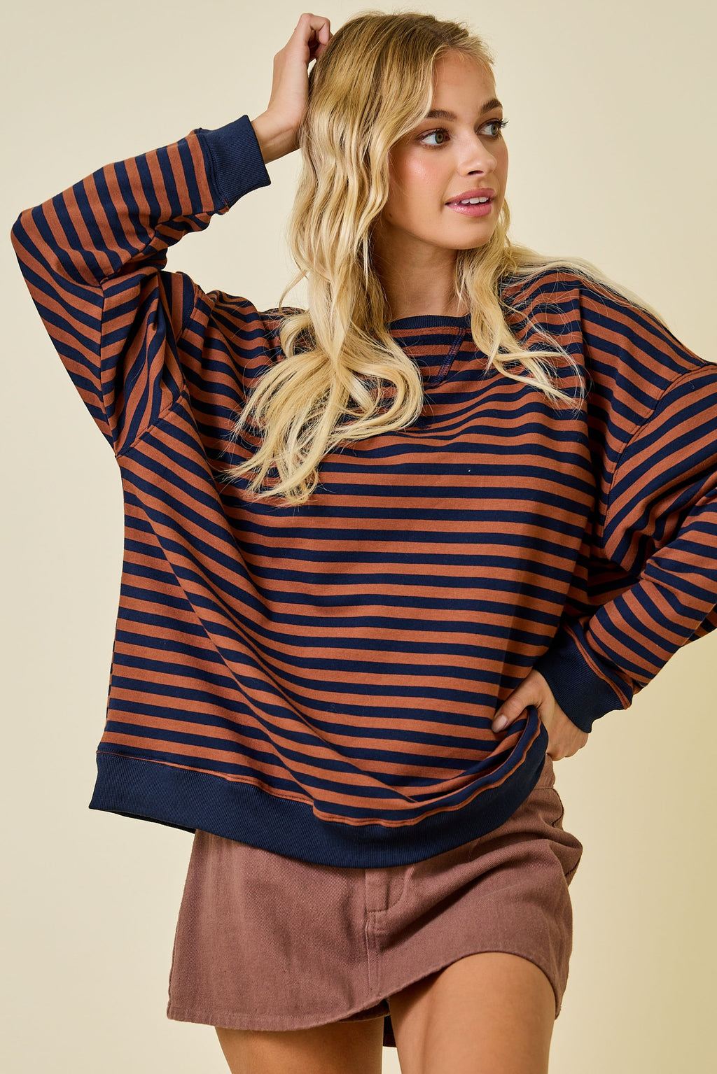 Heritage Contrast Stripe Pullover