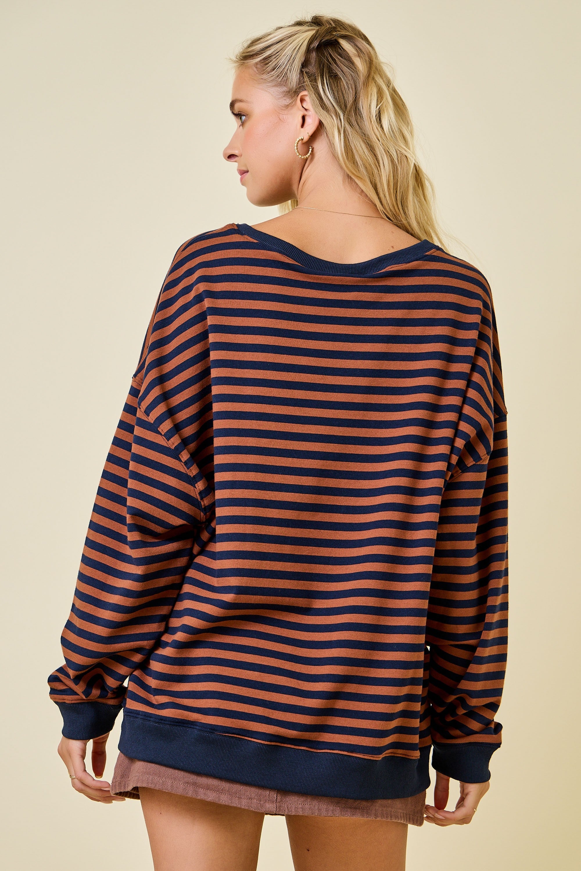 Heritage Contrast Stripe Pullover
