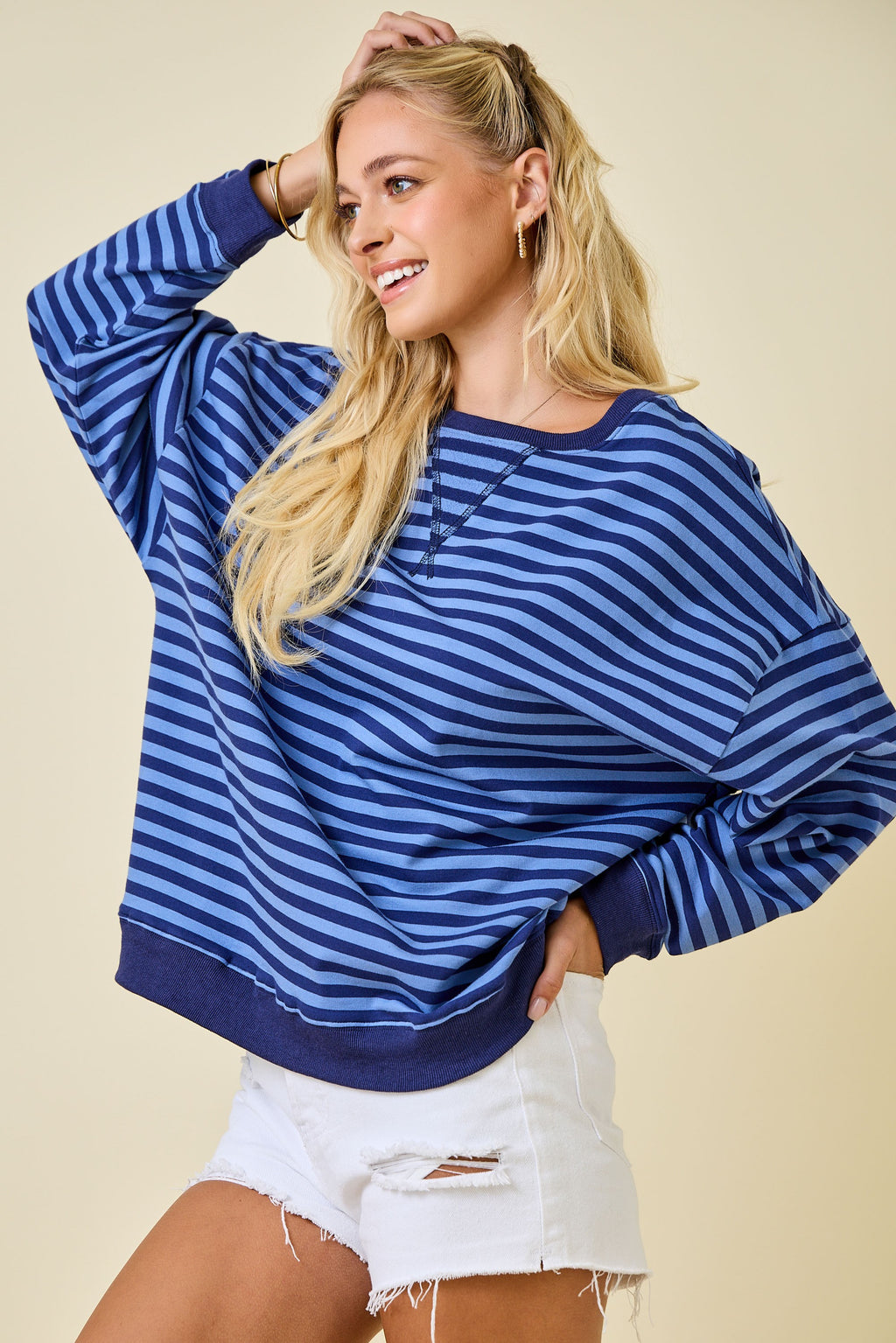 Heritage Contrast Stripe Pullover