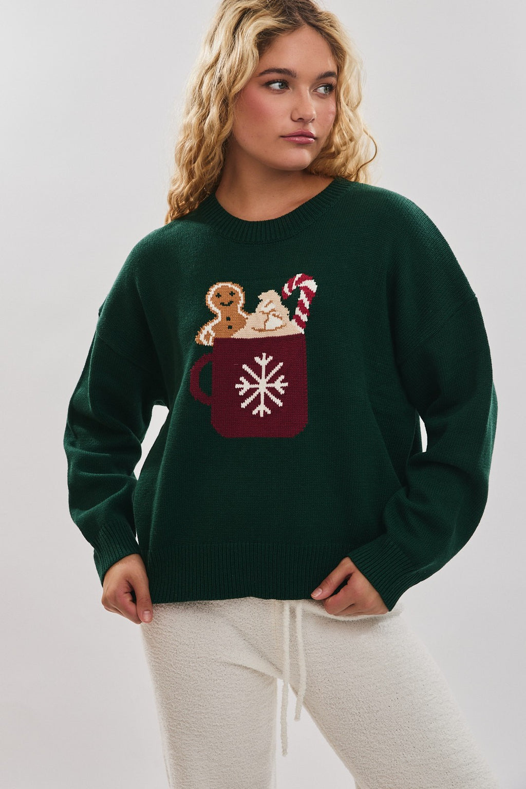 Fireside Cocoa Knit Sweater