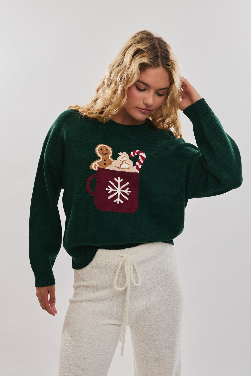 Fireside Cocoa Knit Sweater