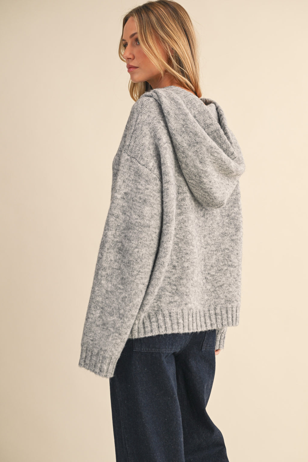 The Mono Tied Hooded Sweater