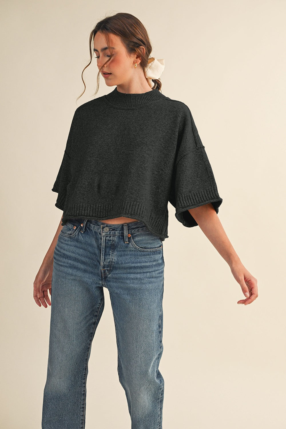 The Rowan Mock Neck Knit