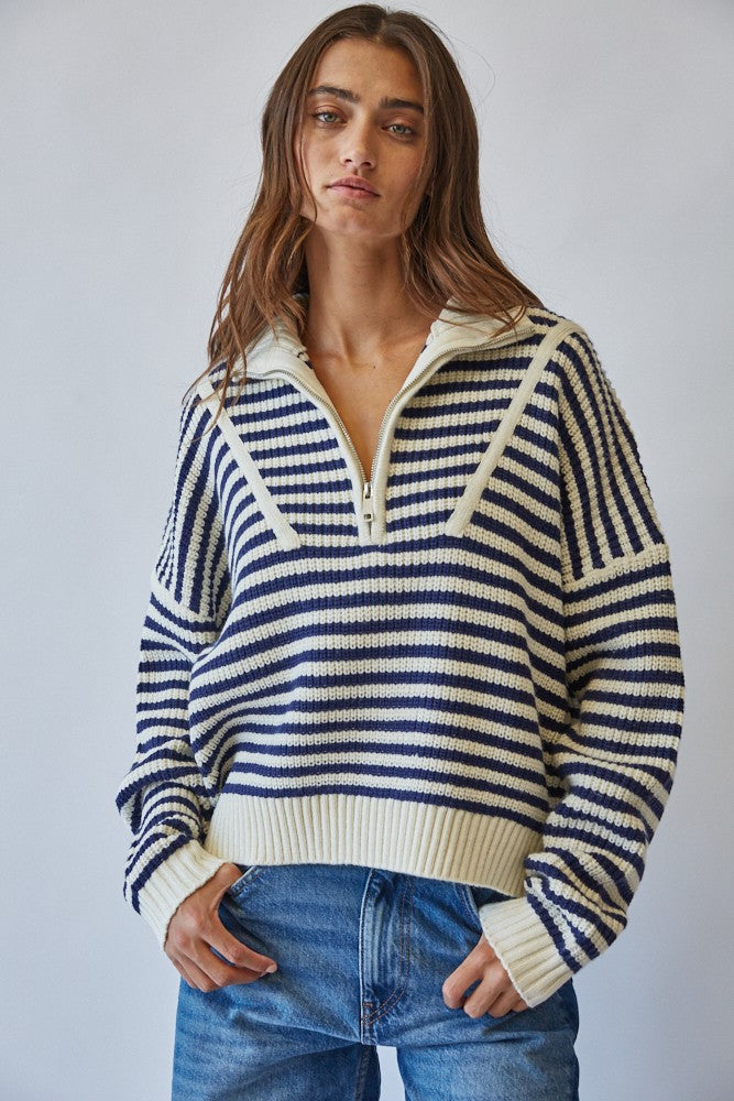 The Marina Half-Zip Sweater