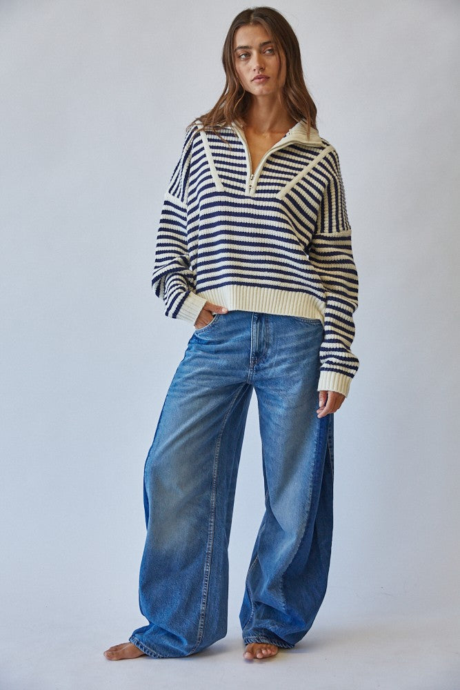 The Marina Half-Zip Sweater