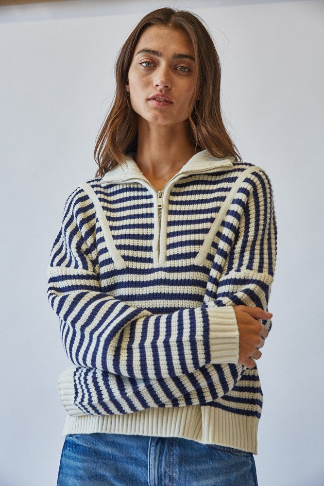 The Marina Half-Zip Sweater