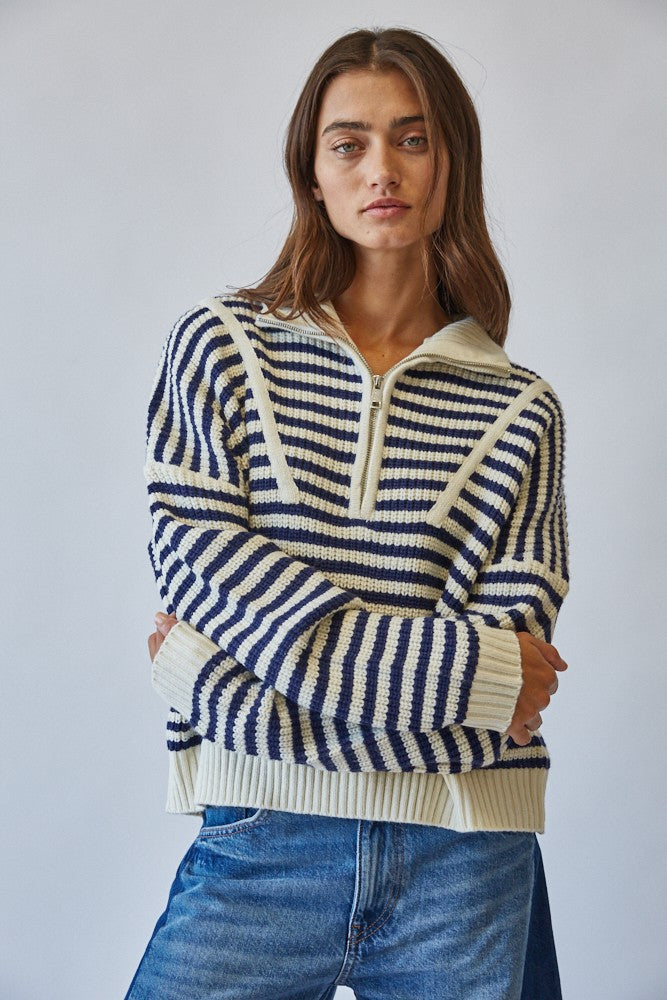 The Marina Half-Zip Sweater