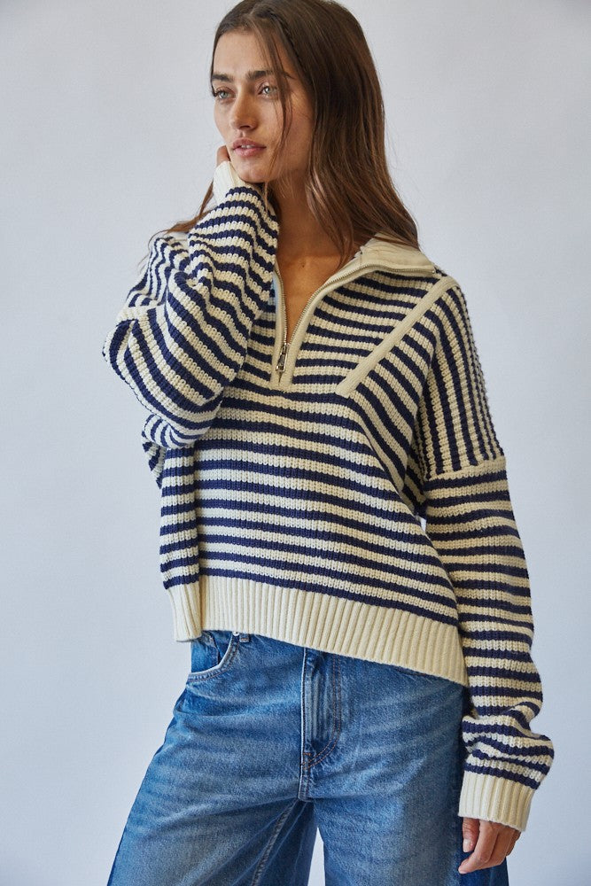 The Marina Half-Zip Sweater