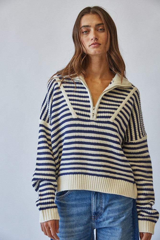 The Marina Half-Zip Sweater