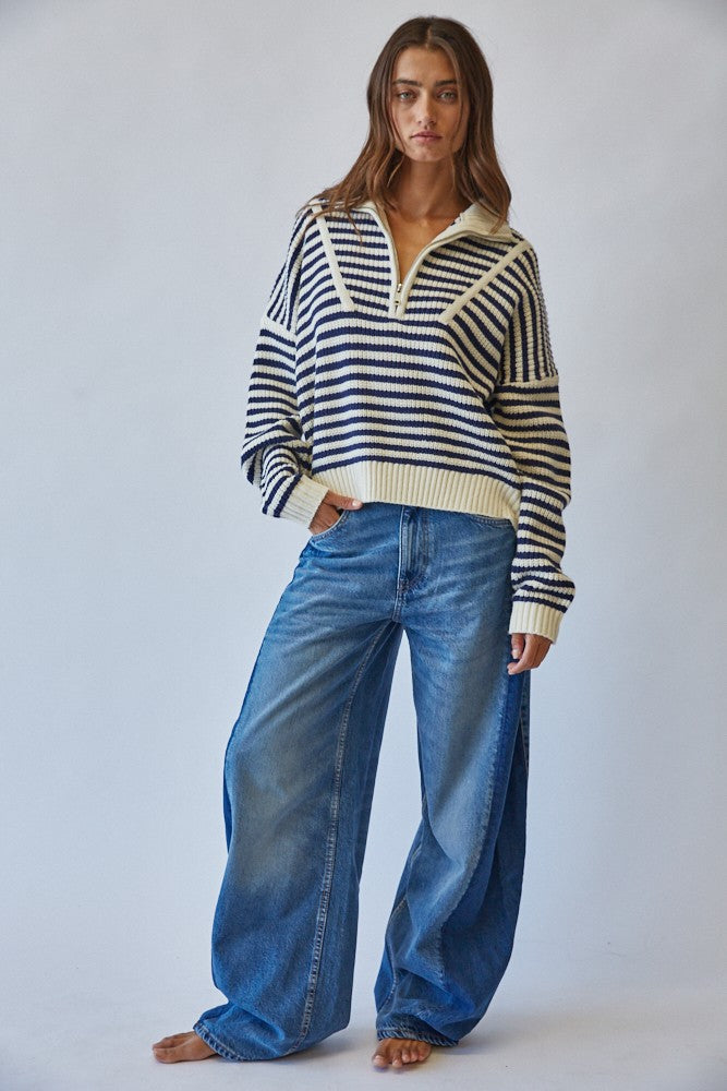 The Marina Half-Zip Sweater
