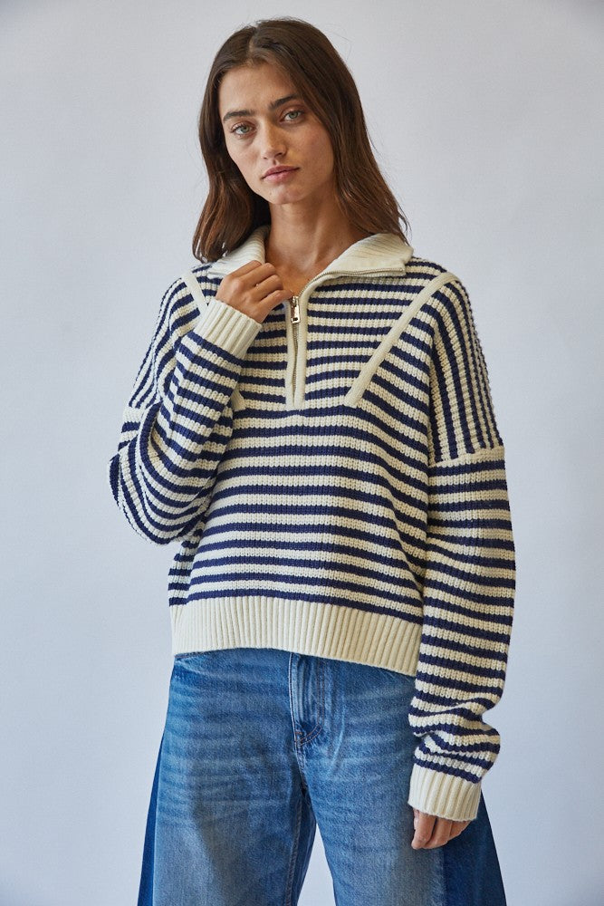 The Marina Half-Zip Sweater