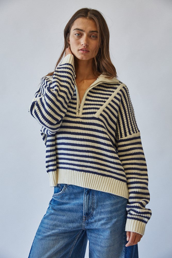 The Marina Half-Zip Sweater