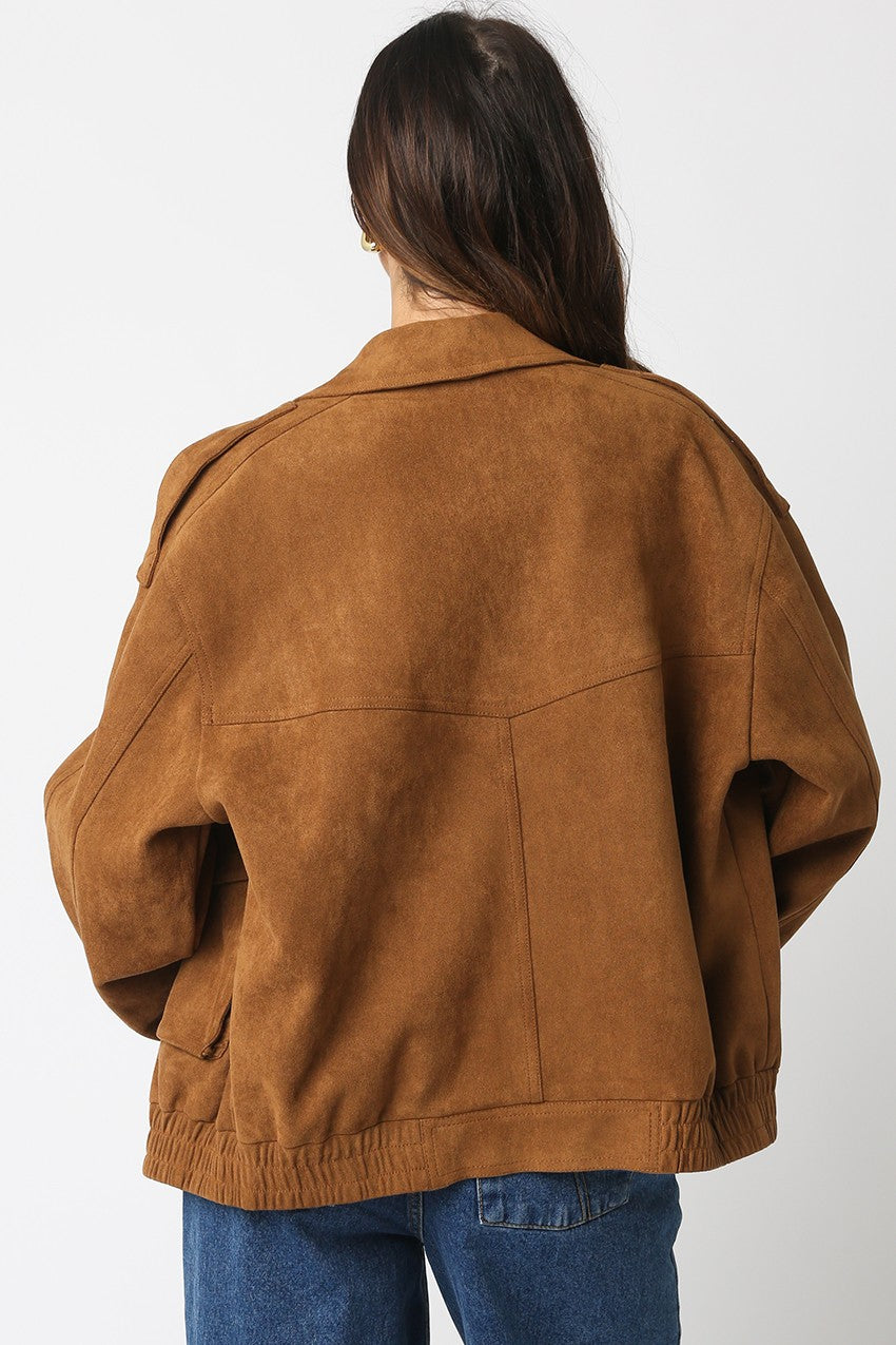 Mia Faux Suede Jacket